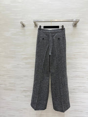 MAX MARA 25S WIDE-LEG KNIT PANTS 665256