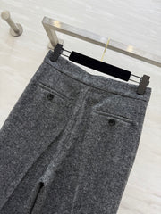 MAX MARA 25S WIDE-LEG KNIT PANTS 665256