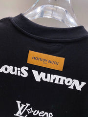 LV BASIC T-SHIRT IN BLACK COTTON 238827