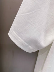 LV T-SHIRT IN WHITE COTTON RED LOGO 238834