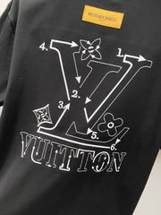 LV BLACK COTTON T-SHIRT 238839