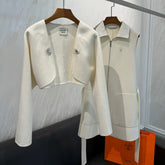 HERMES 25S MID-LENGTH CASHMERE COAT 284