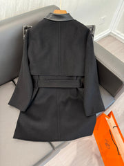 HERMES 25S MID-LENGTH CASHMERE COAT 283