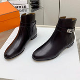 WOMEN'S NEO ANKLE BOOT IN BLACK CALFSKIN