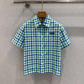 MIUMIU PLAID SHIRT 268890