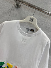 EMBROIDERED CROPTOP 25S IN COTTON 265653