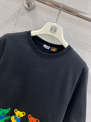 EMBROIDERED CROPTOP 25S IN COTTON 265654