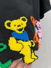 EMBROIDERED CROPTOP 25S IN COTTON 265654