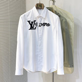 LV SHIRT WHITE COTTON 239608