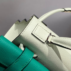 KELLY DOLL 18 IN LIGHT GREEN CALFSKIN