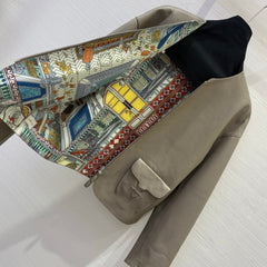 HERMES 25S SHORT LEATHER JACKET 059
