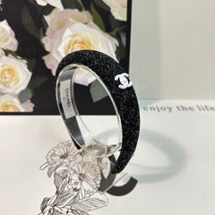 BLACK TWEED HAIRBAND 124639