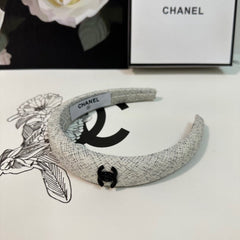 WHITE TWEED HAIRBAND 124640