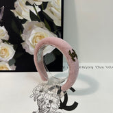 FLAMINGO PINK SHEARLING HEADBAND 151383