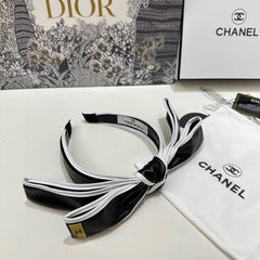 BLACK MIX WHITE SILK HAIRBAND 412467