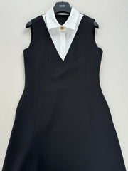 DIOR SLEEVELESS SHIRT DRESS 272923