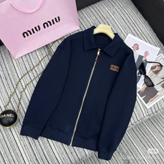 MIUMIU ZIP-UP FLEECE JACKET STYLE 10