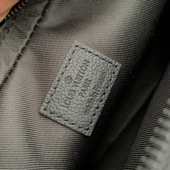 ALPHA NANO BAG 24 IN BLACK MONOGRAM SHADOW EMBOSSED COWHIDE