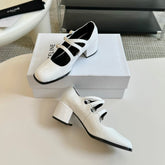 WOMEN'S SANDALS WITH ROUND TOE WHITE SPECIFIC COWHIDE