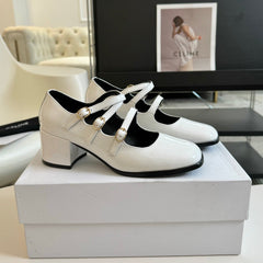 WOMEN'S SANDALS WITH ROUND TOE WHITE SPECIFIC COWHIDE