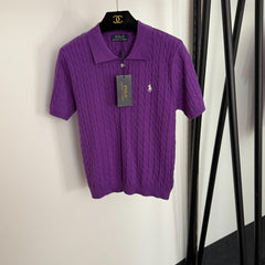 RALPH LAUREN 25S SHORT-SLEEVE POLO SHIRT WITH COLLAR 279
