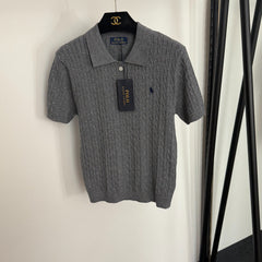 RALPH LAUREN 25S SHORT-SLEEVE POLO SHIRT WITH COLLAR 271