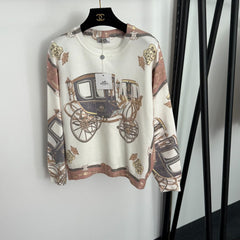 HERMES 25S LONG-SLEEVE KNIT SWEATER 275