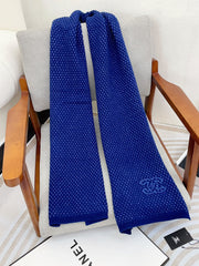 SCARF 180 CM IN AZURE BLUE CASHMERE 394593