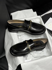 CC LOAFERS BLACK QUILTED CALFSKIN