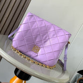 LOEWE 25S PUFFER GOYA BAG 23 IN LIGHT LAVENDER NAPPA LAMBSKIN