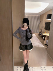 MIUMIU T-SHIRT AND SHORTS SET STYLE 448