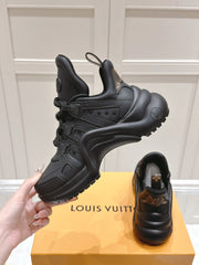 LV BARRACUDA SNEAKER IN BLACK CALFSKIN