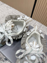 BALENCIAGA 25S 3XL SNEAKERS IN WHITE MIX GREY PU LEATHER