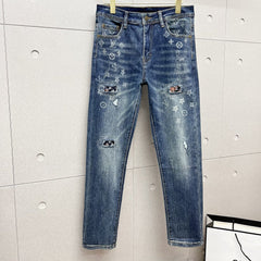 LV BLUE MONOGRAM DENIM JEAN 239498