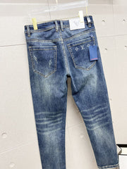 LV BLUE MONOGRAM DENIM JEAN 239498
