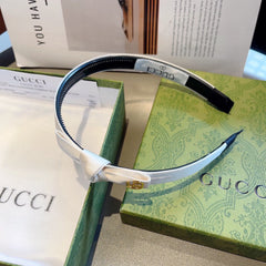 BOW HAIRBAND IN WHITE RE-NYLON 356590