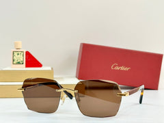 PREMIÈRE GEOMETRIC FRAME SUNGLASSES 530303 IN METAL AND WOODEN