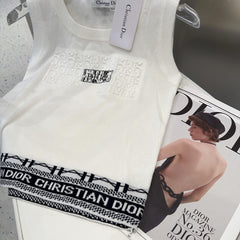 TANK TOP 612060 IN WHITE COTTON RIBBED