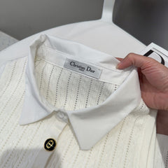 POLO TANK TOP 610337 IN WHITE COTTON RIBBED