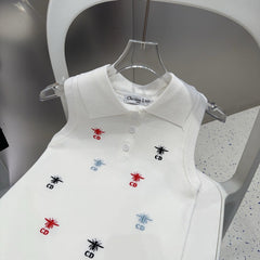 TANK TOP 624510 IN WHITE COTTON RIBBED