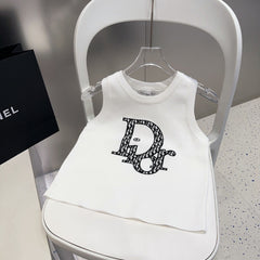 TANK TOP 627698 IN WHITE COTTON RIBBED