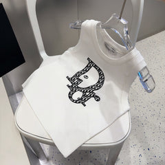 TANK TOP 627698 IN WHITE COTTON RIBBED