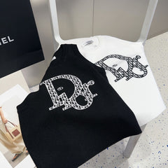 TANK TOP 627699 IN BLACK COTTON RIBBED