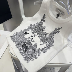 TANK TOP 639176 IN WHITE COTTON RIBBED KNIT