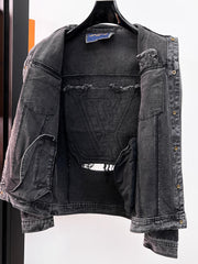 LV CHARCOAL BLACK DENIM JACKET 239526
