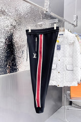 LV BLACK MIX RED TROUSERS 239503
