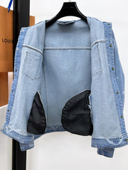 LV ICE BLUE MONOGRAM DENIM JACKET 239523
