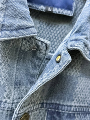 LV SHIRT JACKET IN COUNTRY BLUE DAMIER DENIM 239122