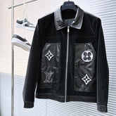 LV SHIRT JACKET IN BLACK SOFT CALFSKIN 239124