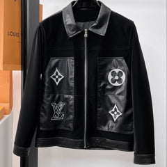 LV BLACK CALFSKIN JACKET 239522
